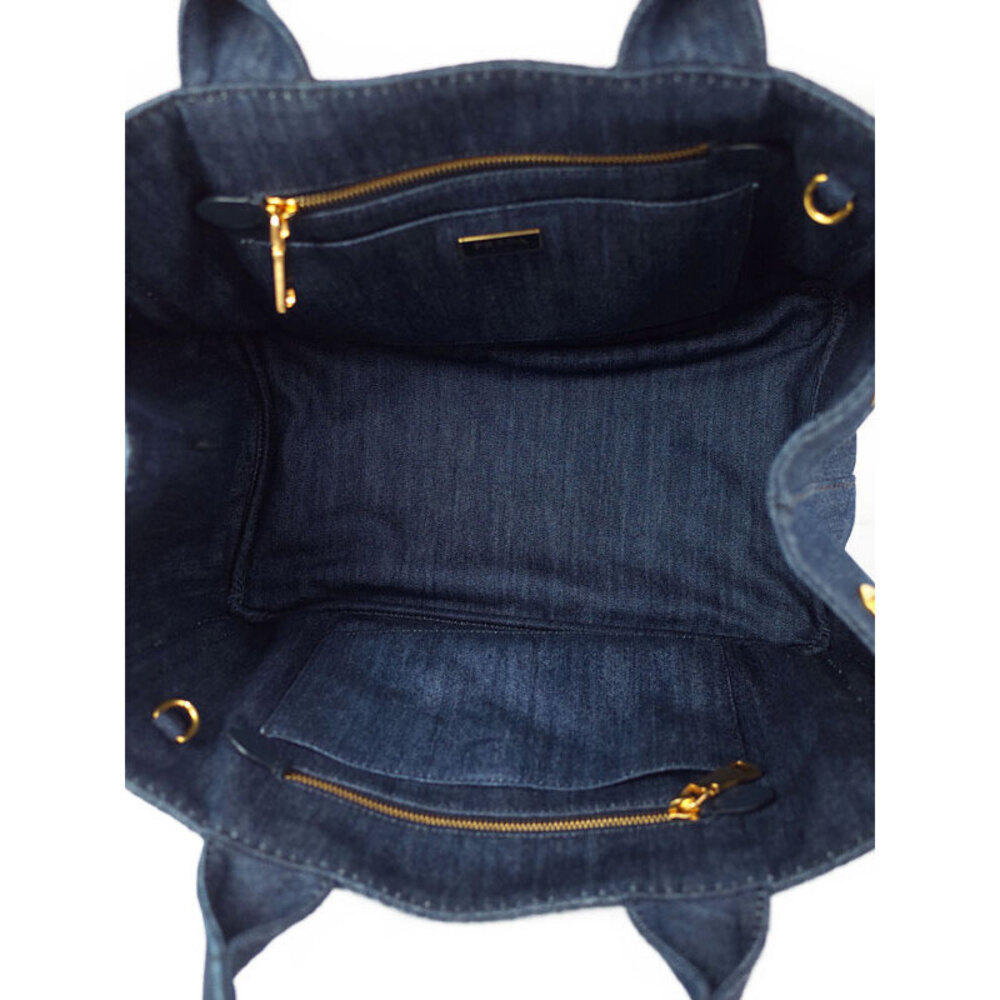Prada Canapa 2way Tote Shoulder Bag Black - Picture 3 of 9